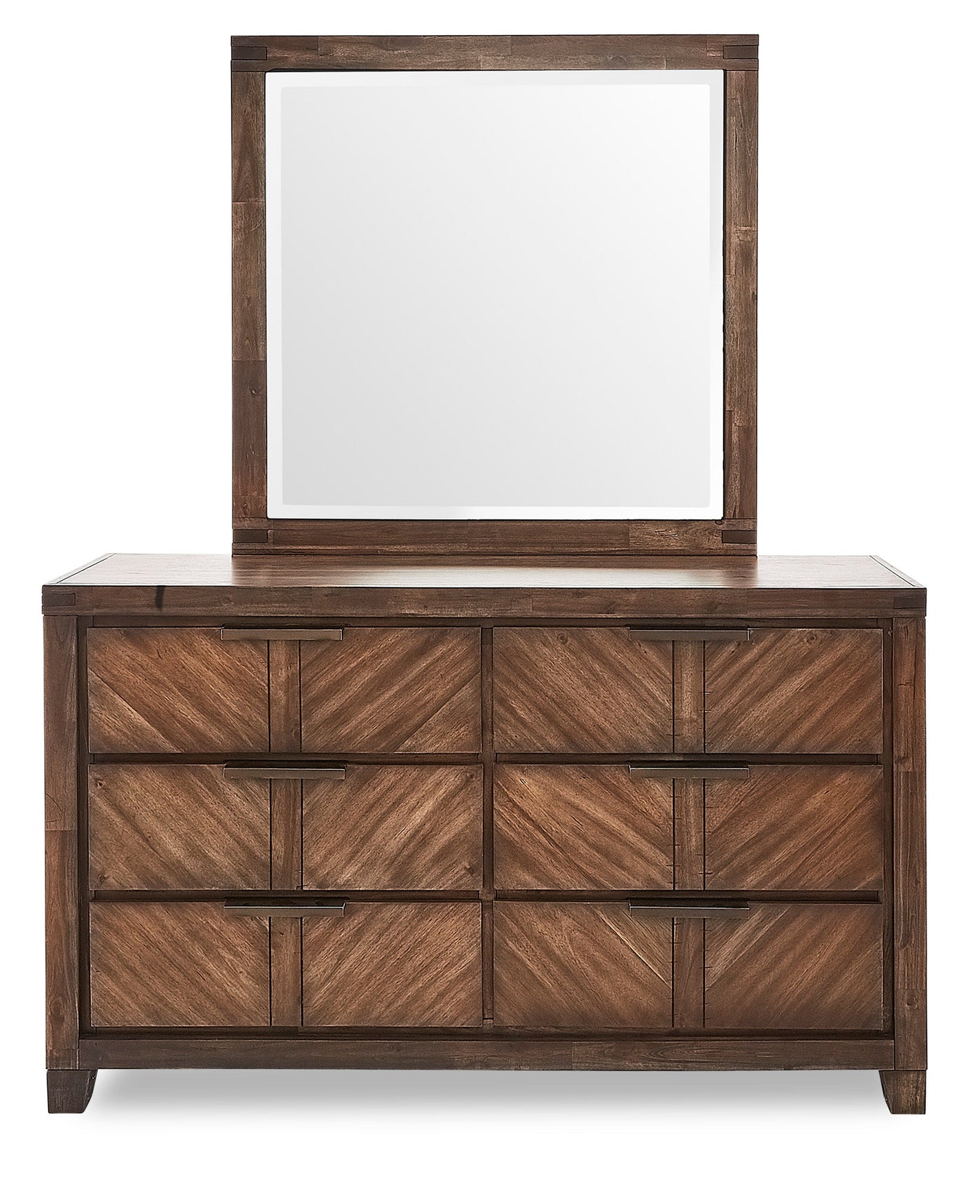 Nathan 6-Piece King Bedroom Set - Brown