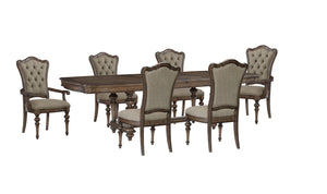 Andrea 7-Piece Dining Set - Brown