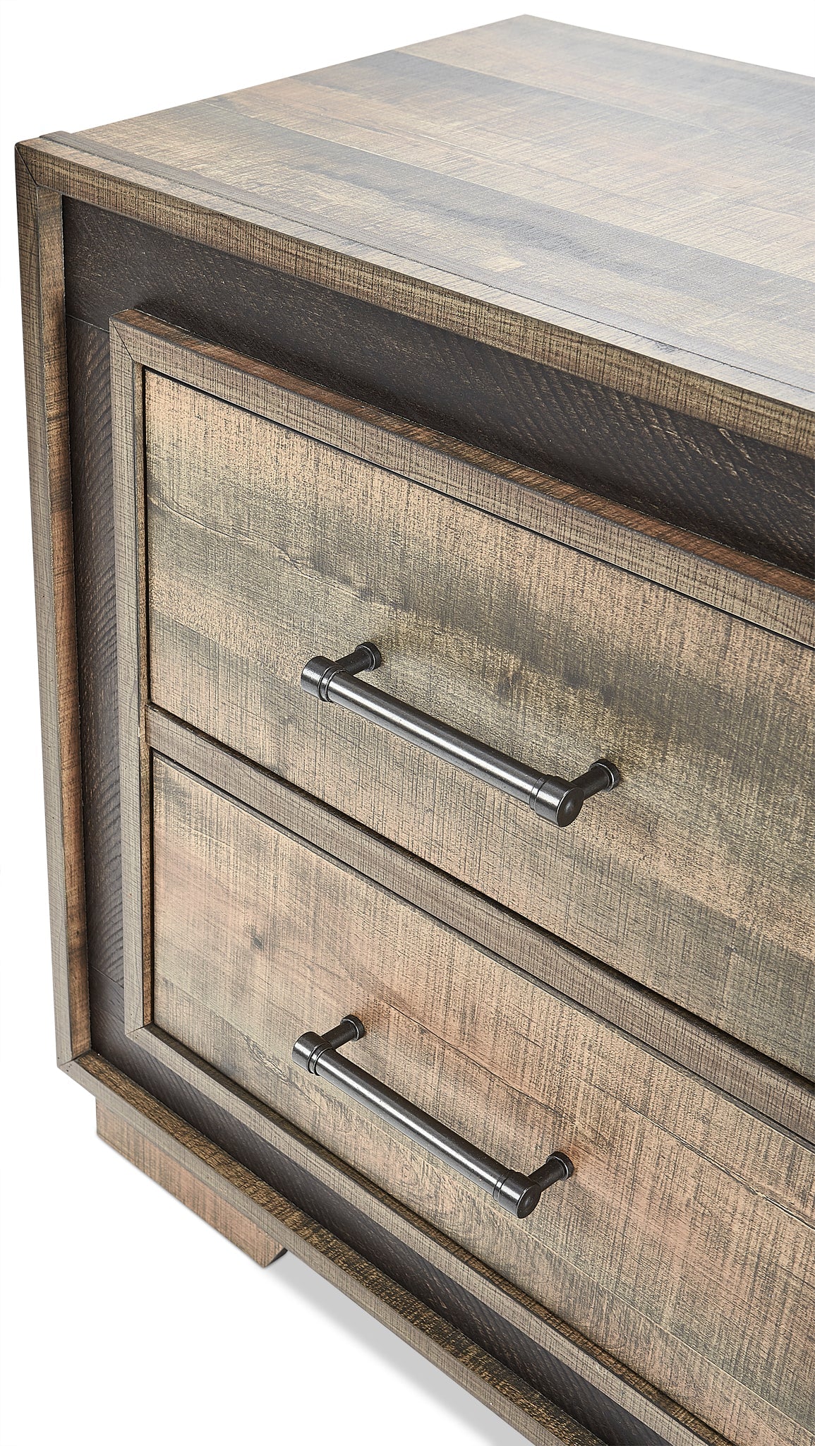 Orlando 6-Piece King Bedroom Set - Weathered Brown