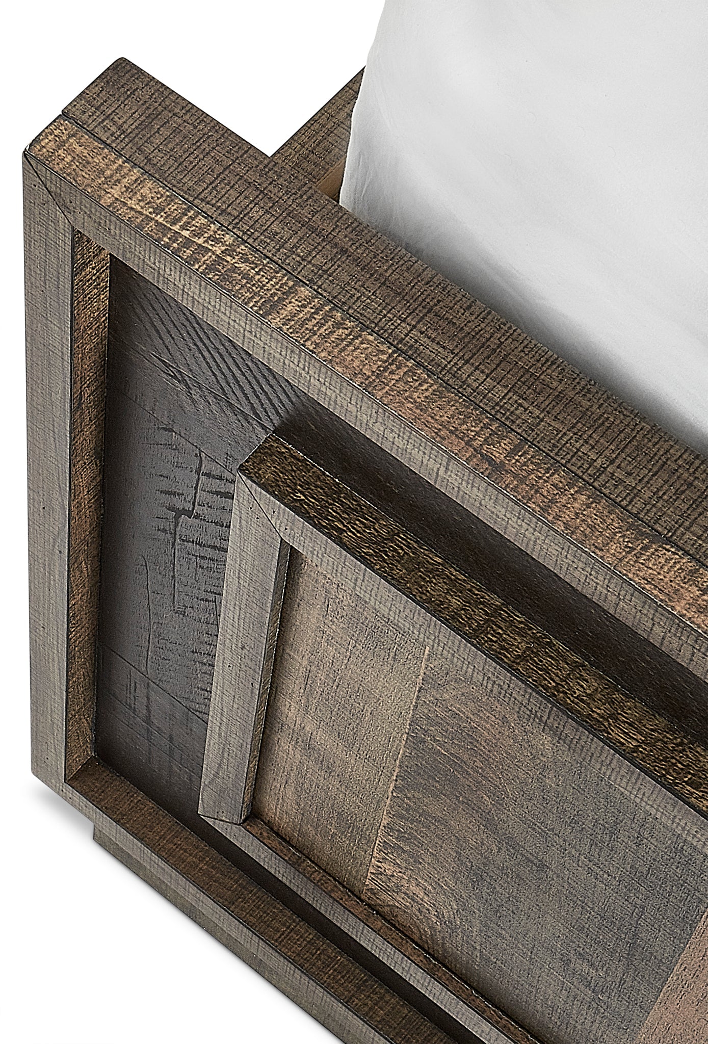 Orlando 3-Piece Queen Bed - Weathered Brown