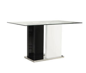 Atlas Counter Height Dining Table - Black, White