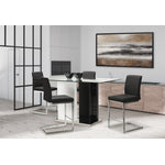 Atlas 5-Piece Counter Height Dining Set - Black, White