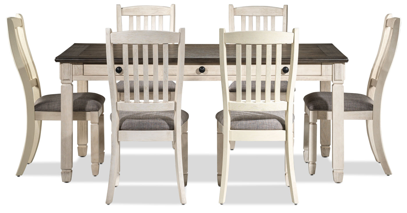 Harold 7-Piece Dining Set - Antique White