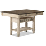Harold Counter Height Dining Table - Antique White