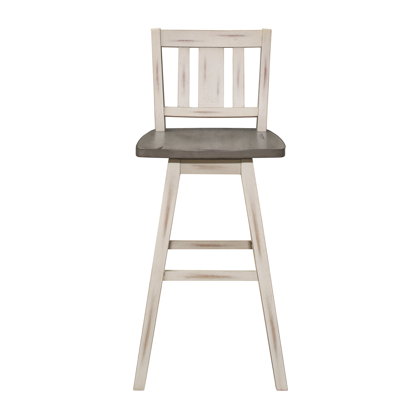 Willow Bar Height Stool - White, Grey
