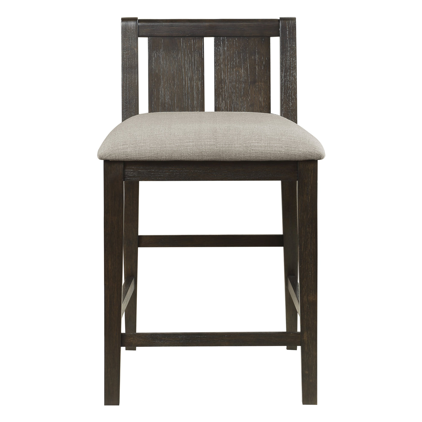 Daye 3-Piece Counter-Height Dining Set - Dark Cherry, Beige