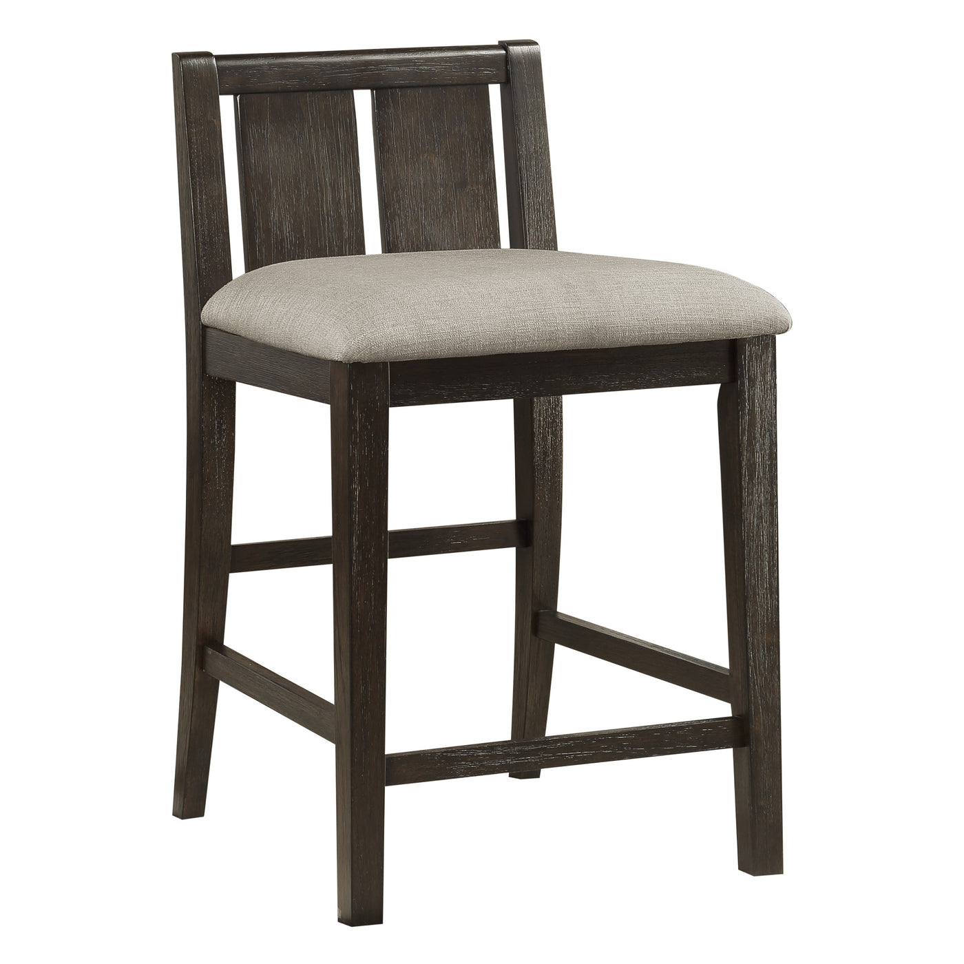 Daye 3-Piece Counter-Height Dining Set - Dark Cherry, Beige