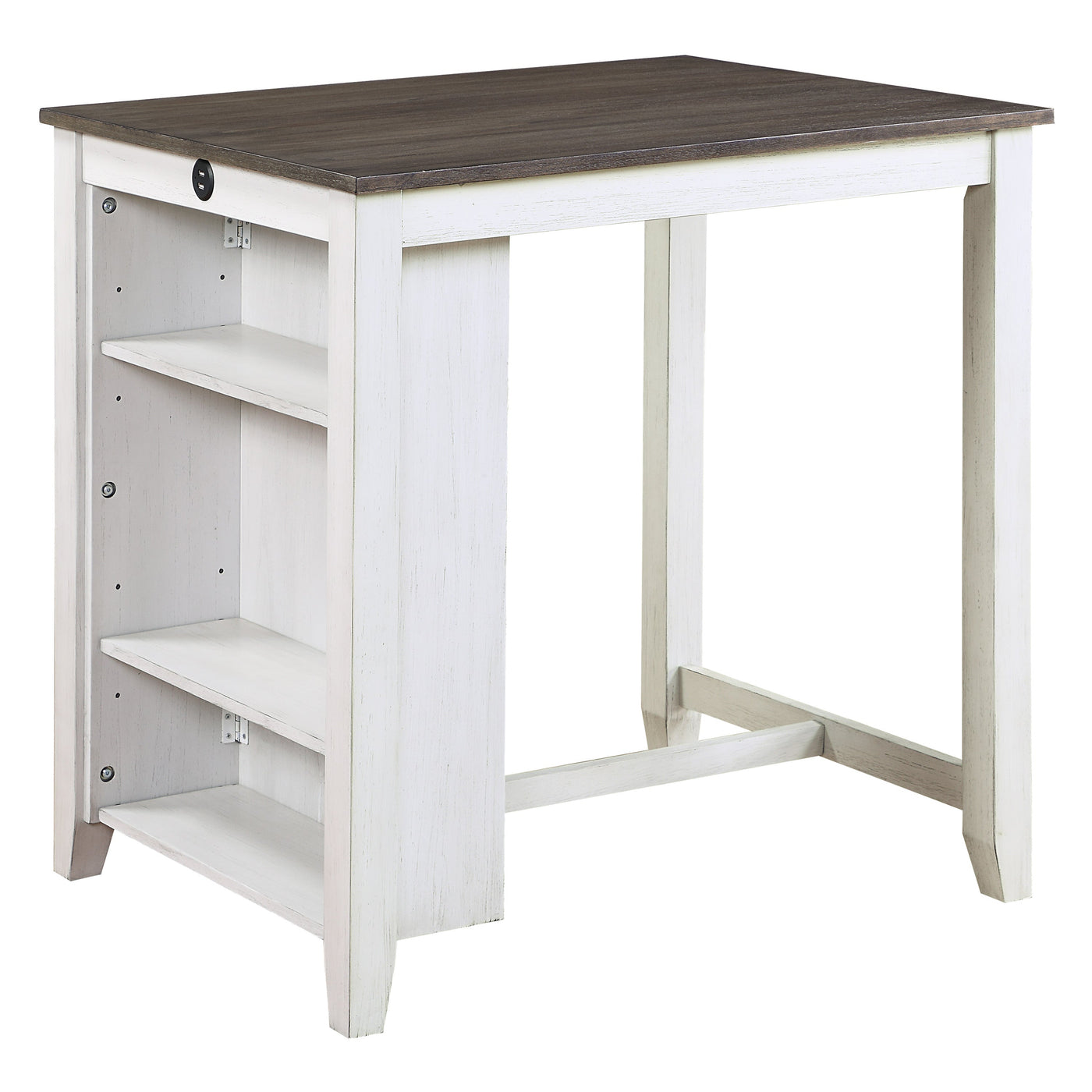 Daye 3-Piece Counter-Height Dining Set - White, Grey