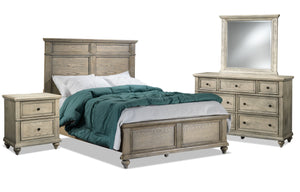 Emma 6-Piece Full Bedroom - Oak