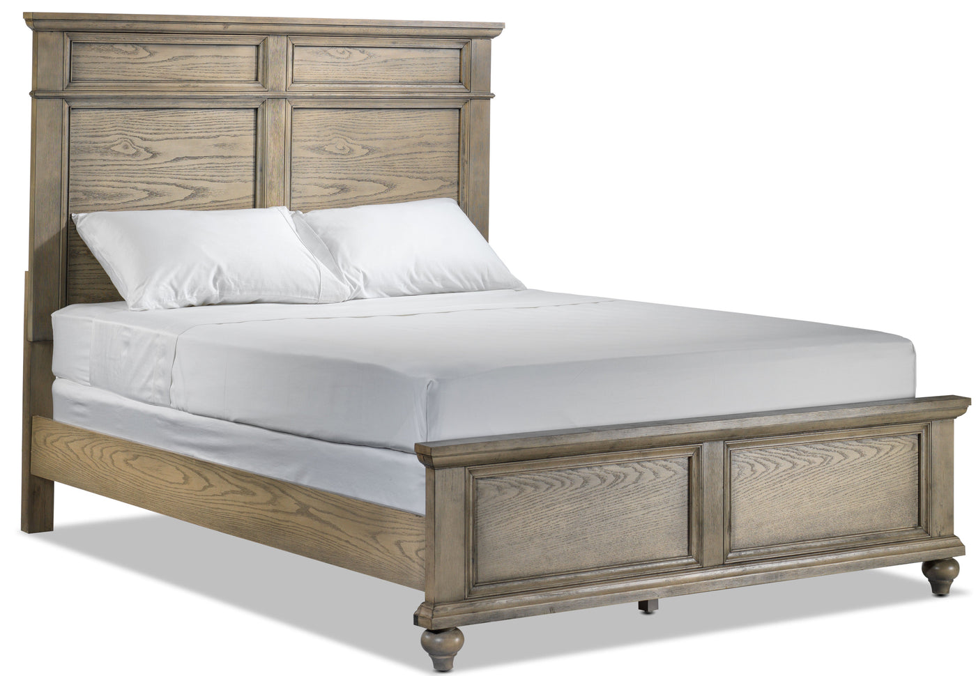 Emma 6-Piece Queen Bedroom Set - Oak