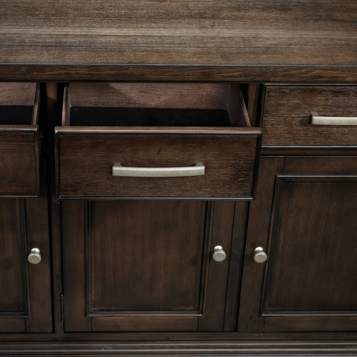 Cambridge Server - Dark Brown
