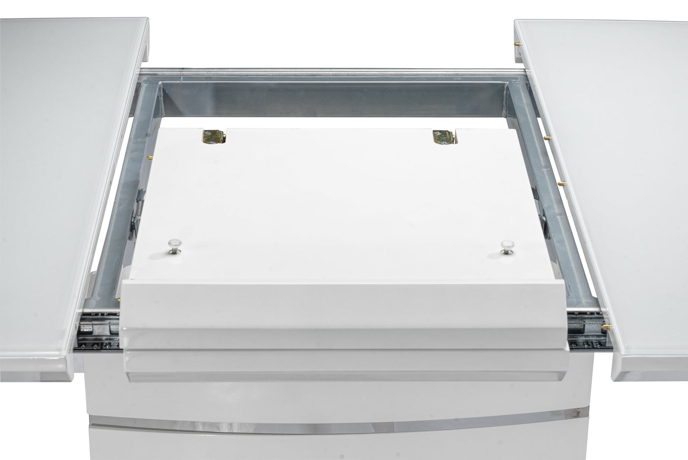 Danny 7-Piece Dining Set - White and Dark Grey