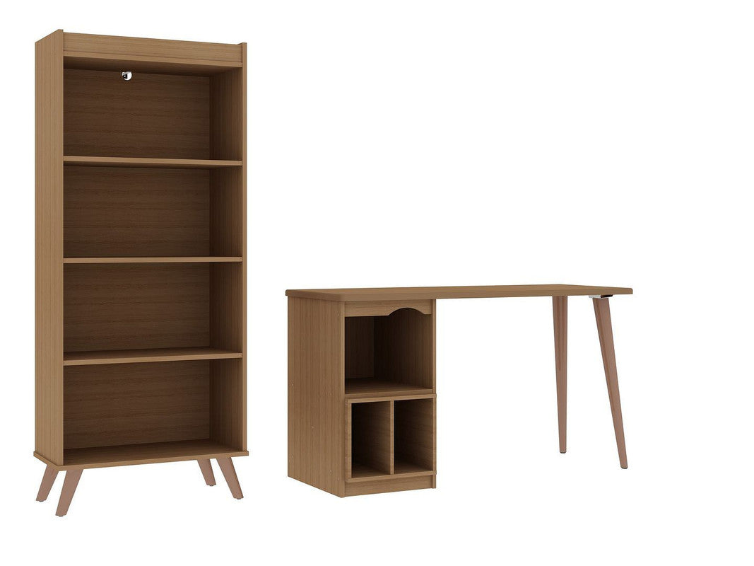 Applesham 2-Piece Extra Storage Home Office Set - Maple Cream