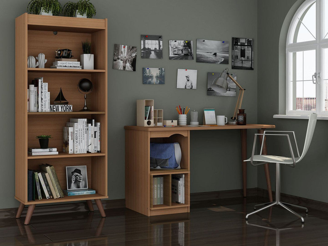 Applesham 2-Piece Extra Storage Home Office Set - Maple Cream