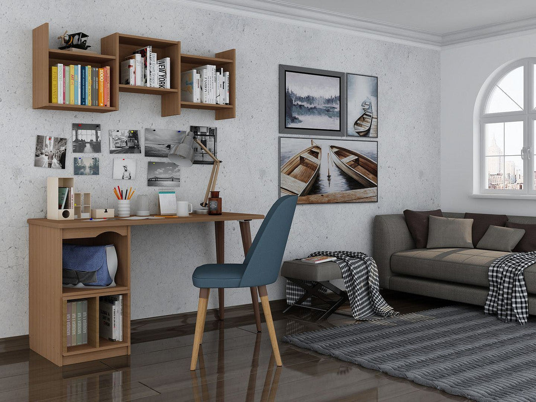 Applesham 2-Piece Extra Storage Home Office Set - Maple Cream