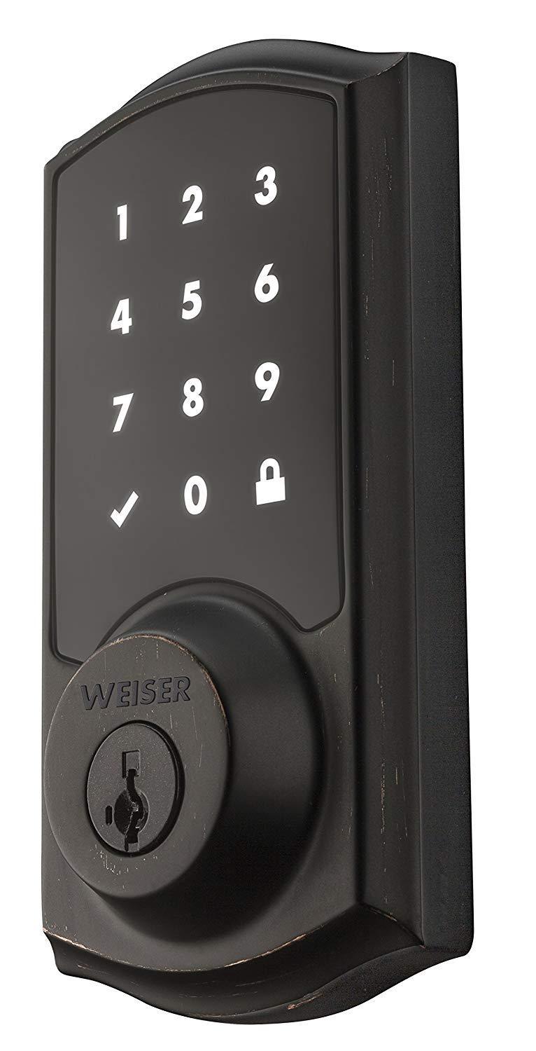 Weiser Zigbee Electronics Touchsceen Smart Lock in Bronze - 9GED21500-003