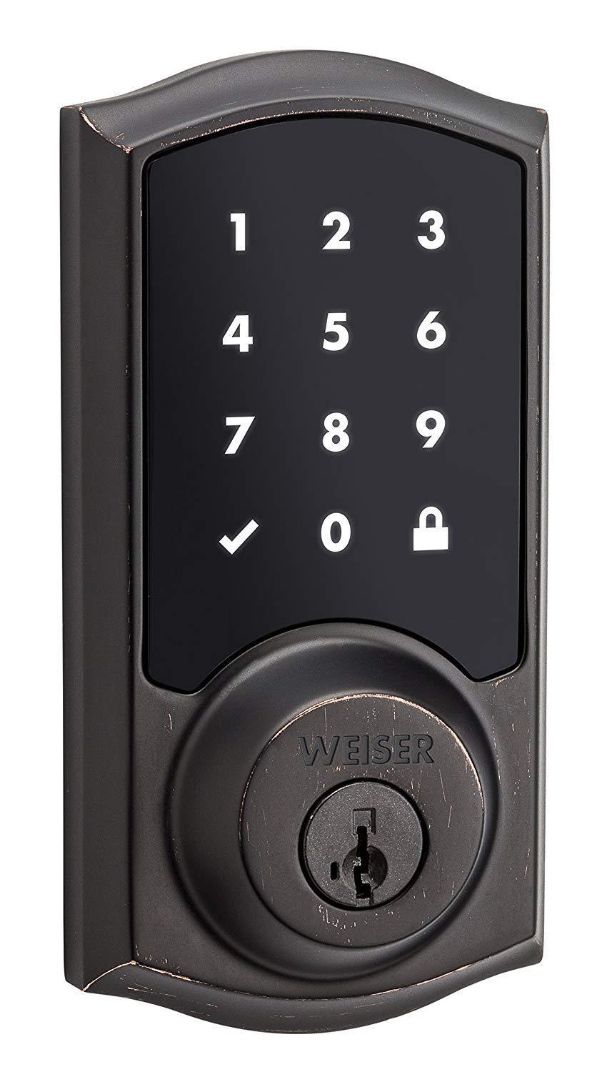 Weiser Zigbee Electronics Touchsceen Smart Lock in Bronze - 9GED21500-003