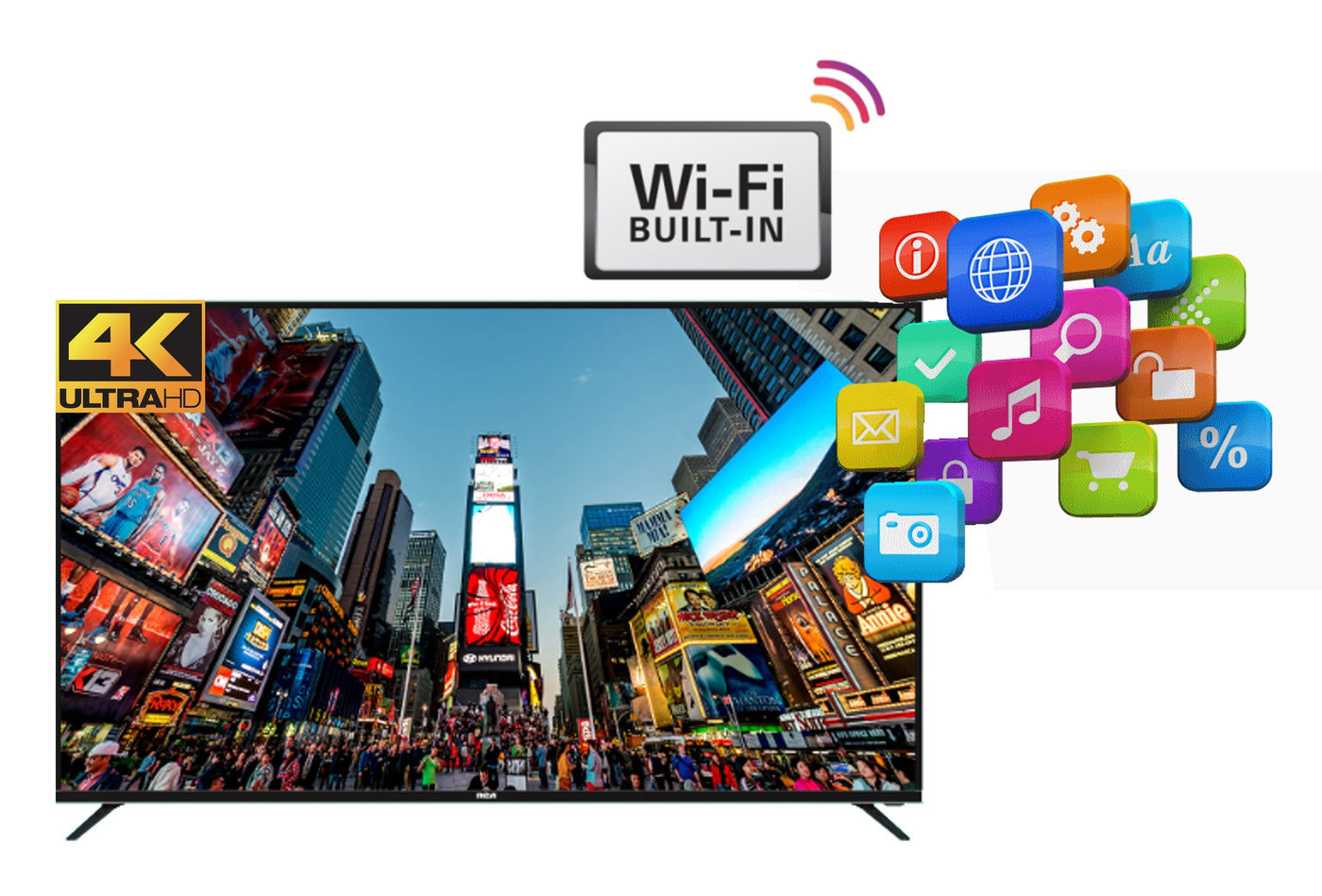 RCA 65" 4K Smart UHD LED TV - RNSMU6536