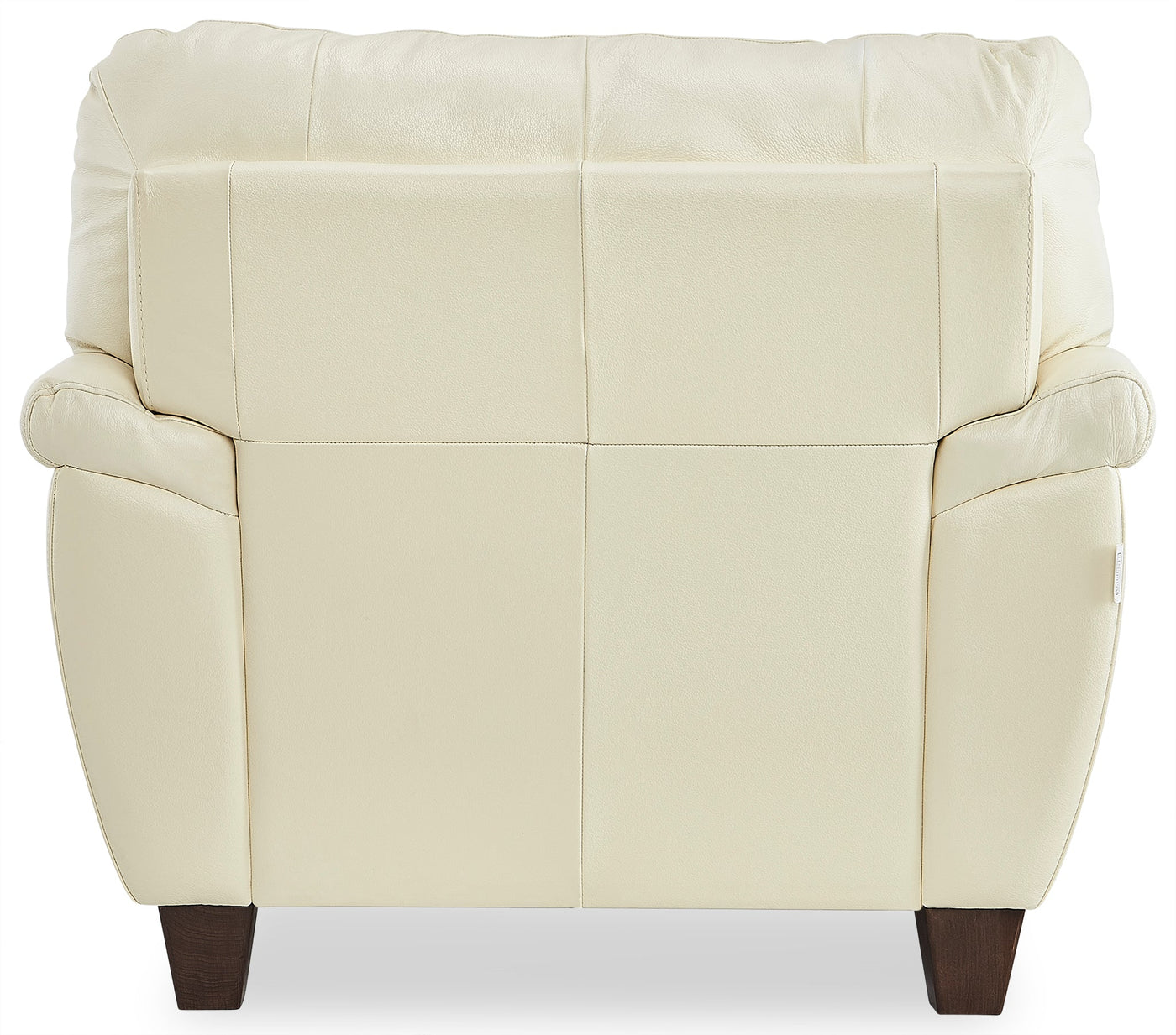 Leonardo Leather Chair - Cream