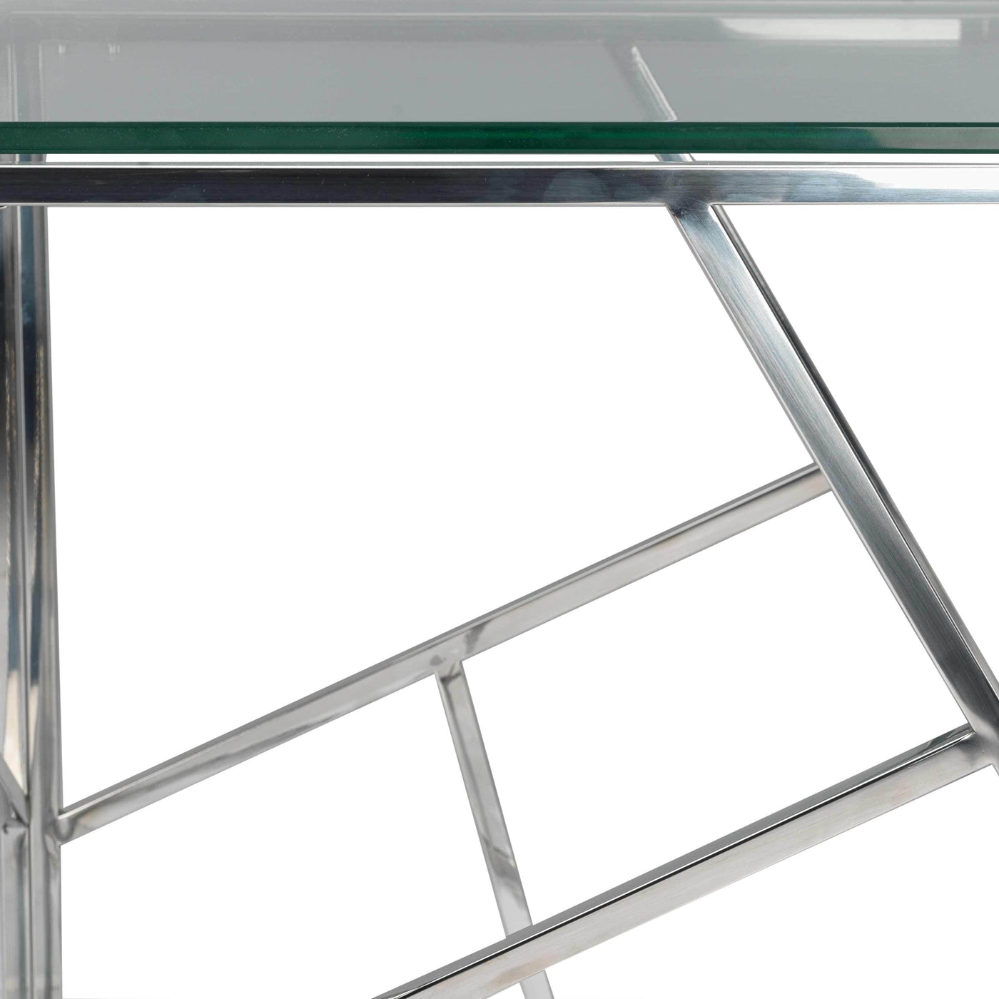 Lexie End Table - Stainless Steel