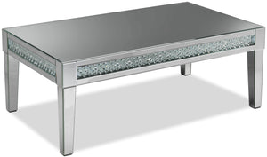 Aria Coffee Table - Mirrored Glass