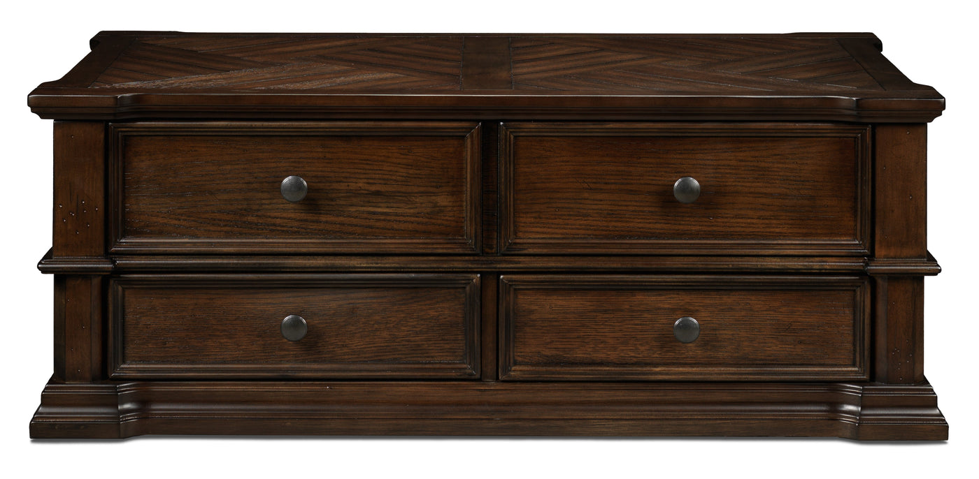 Roman Lift-Top Coffee Table - Walnut