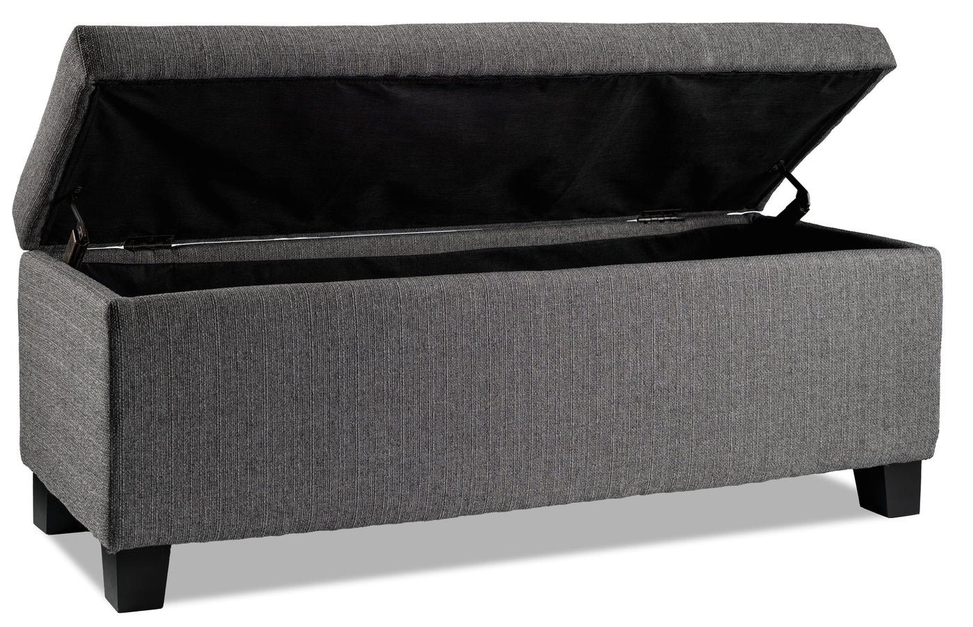 Amelio Ottoman - Dark Grey
