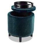 Madison Ottoman - Teal