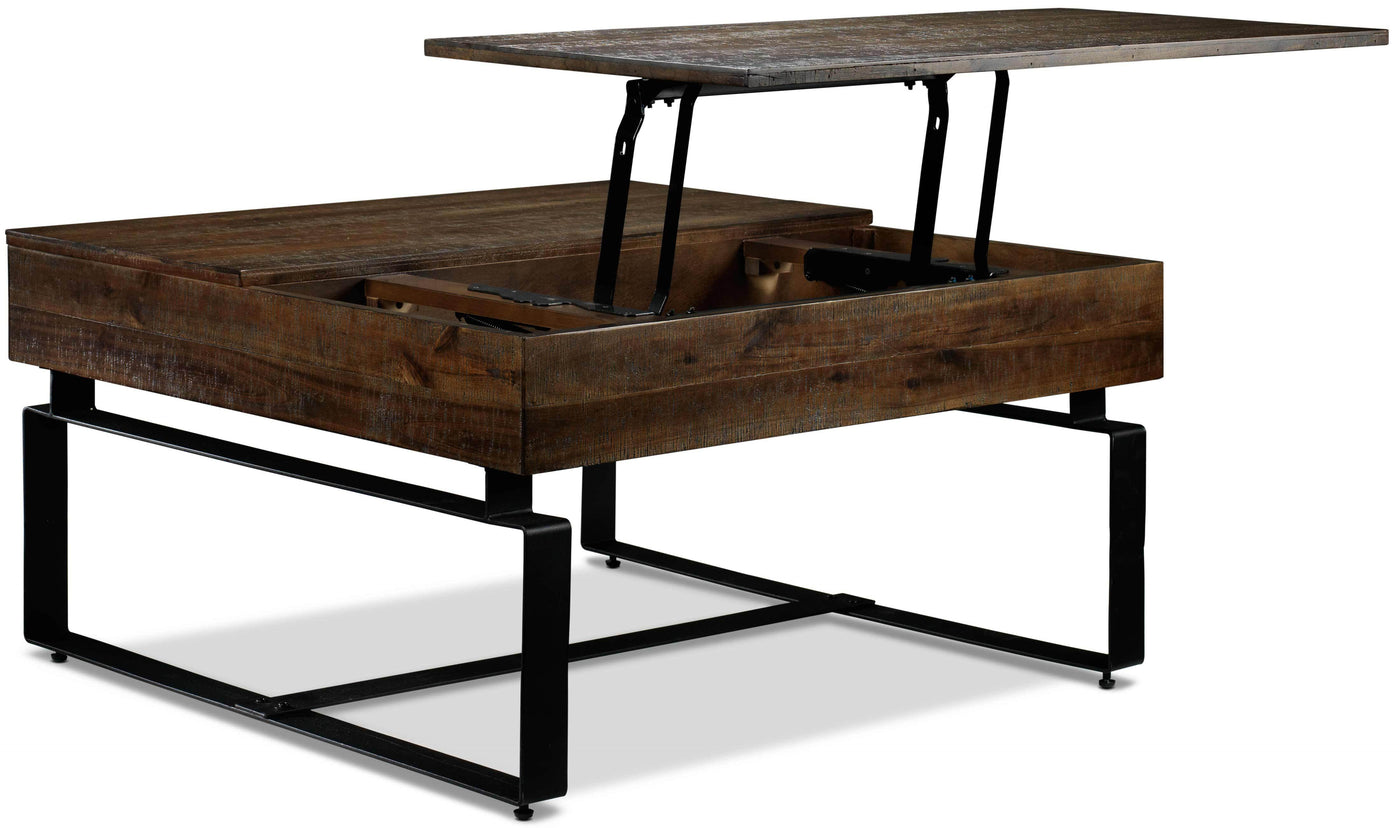 Lincoln Lift-Top Coffee Table - Walnut