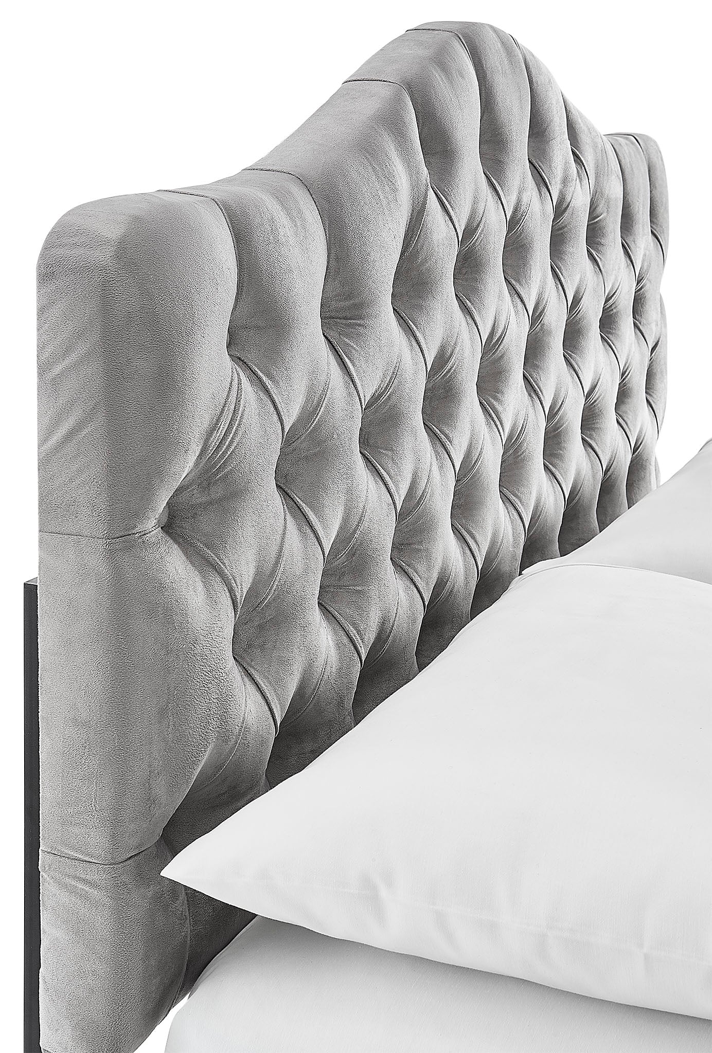 Lexa Full Headboard - Light Grey