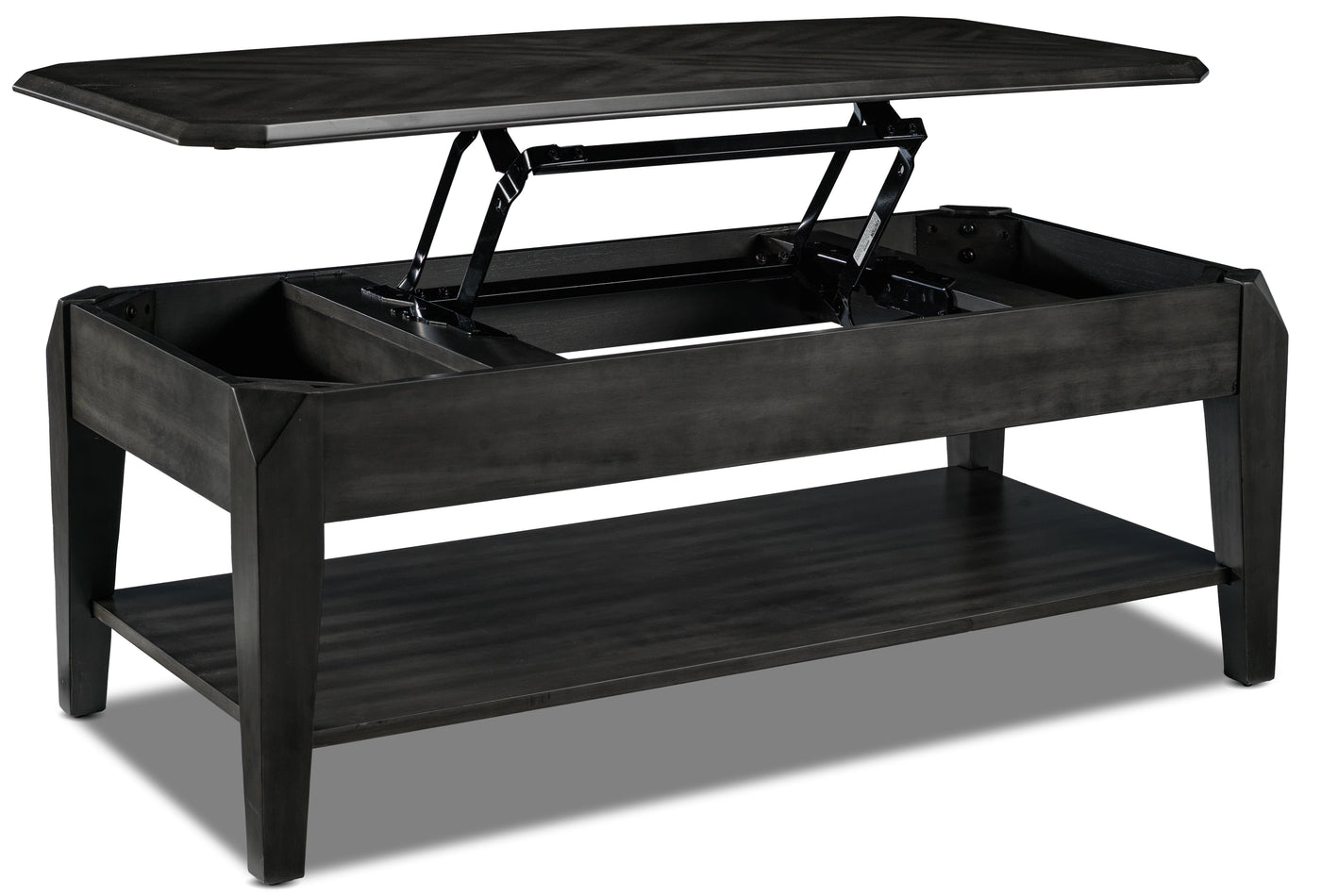 Lennox Lift-Top Coffee Table - Dark Grey