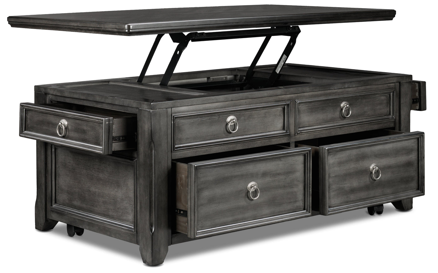 Turner Lift-Top Coffee Table - Grey