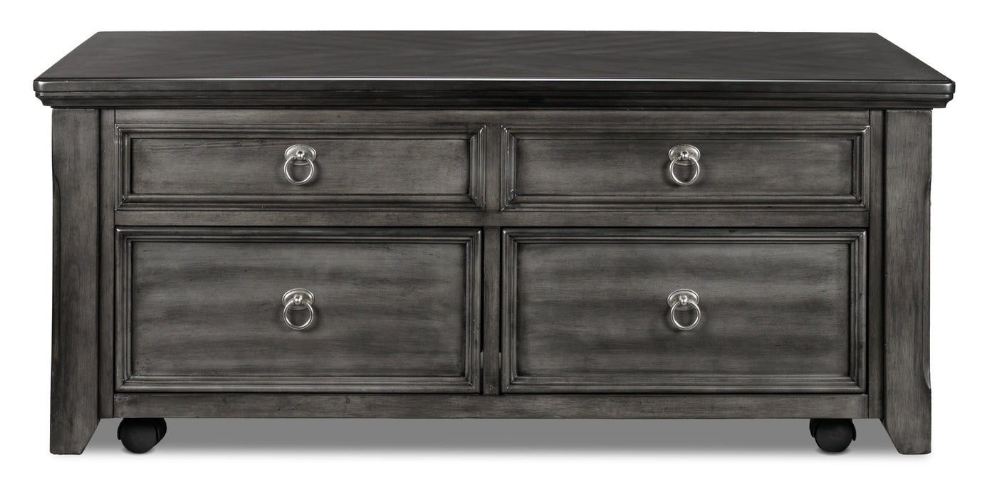 Turner Lift-Top Coffee Table - Grey