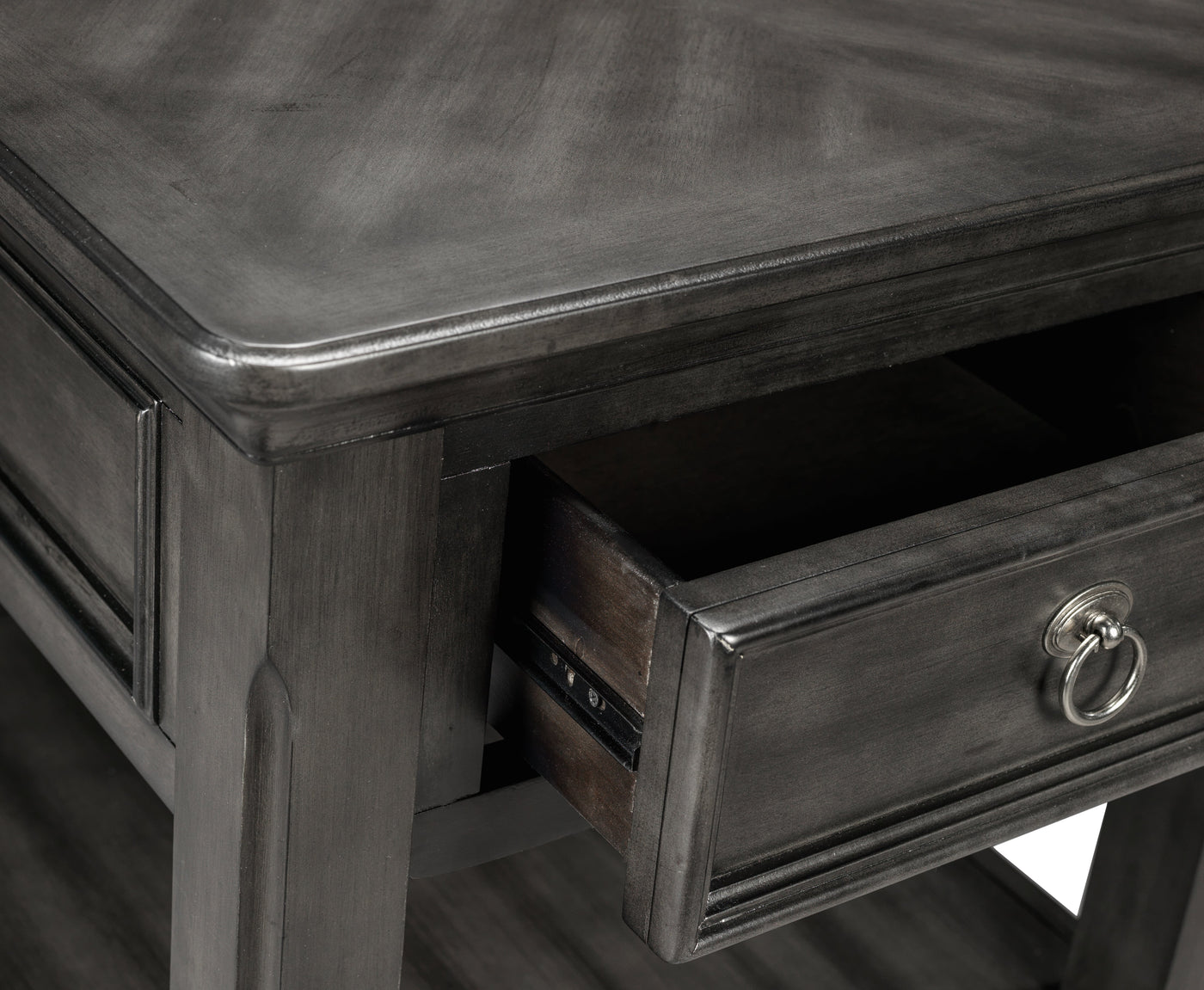 Turner End Table - Grey