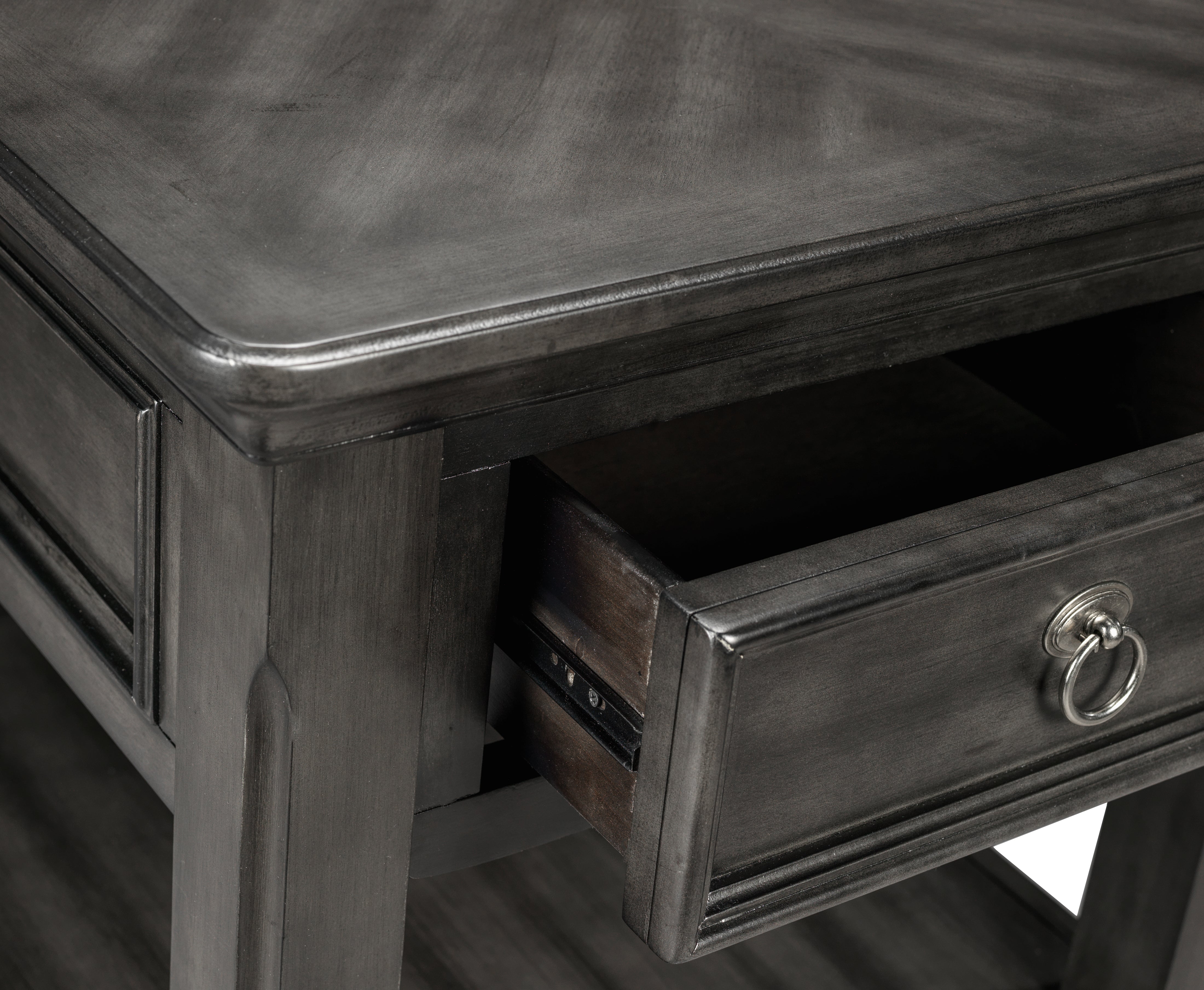 Turner End Table - Grey