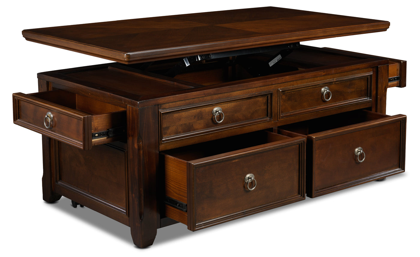 Turner Lift-Top Coffee Table - Walnut
