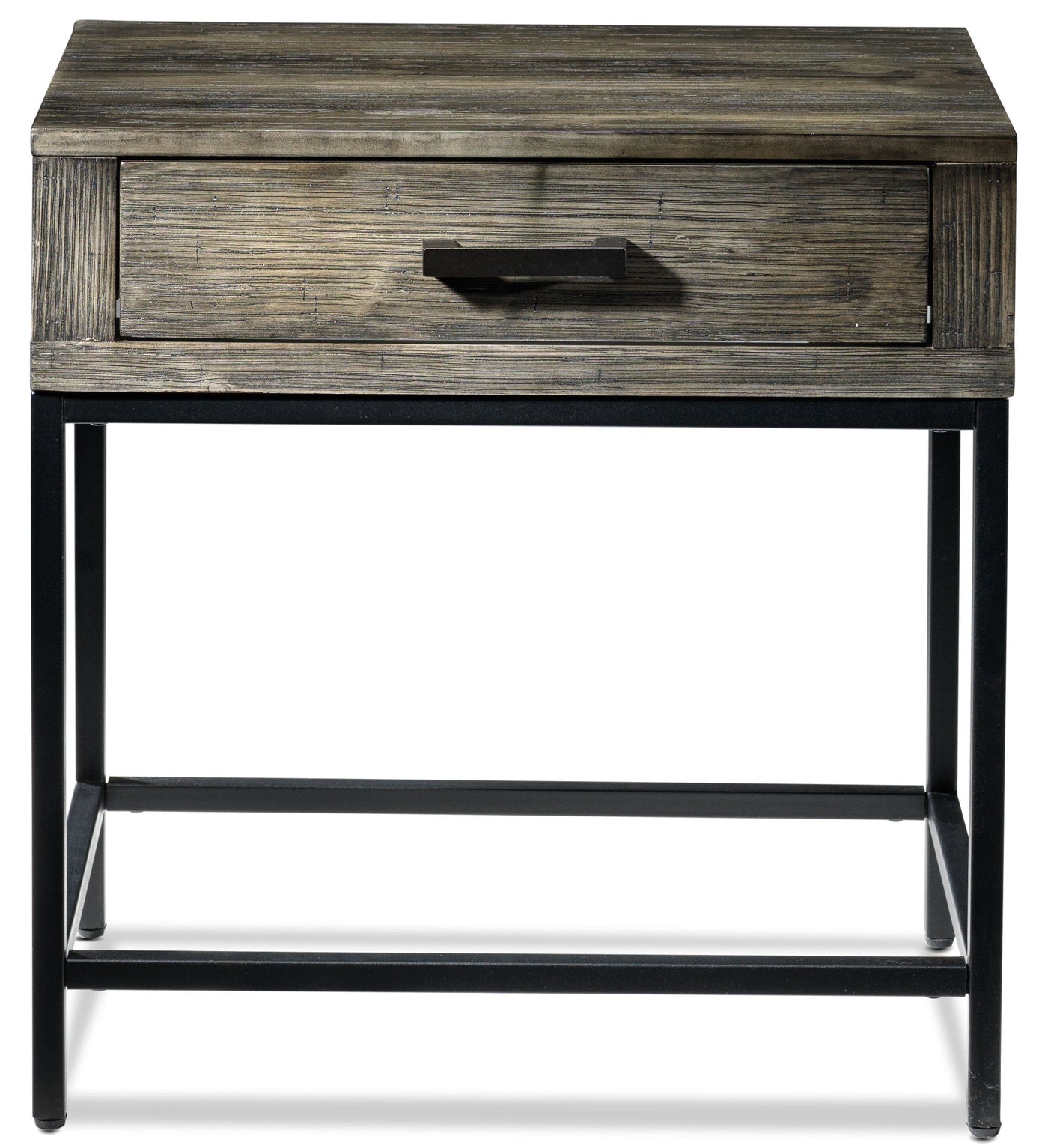 Asher Chairside Table - Grey