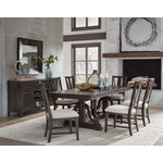 Westley Falls 7-Piece Dining Set - Brown