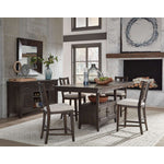 Westley Falls 5-Piece Counter Dining Set - Brown