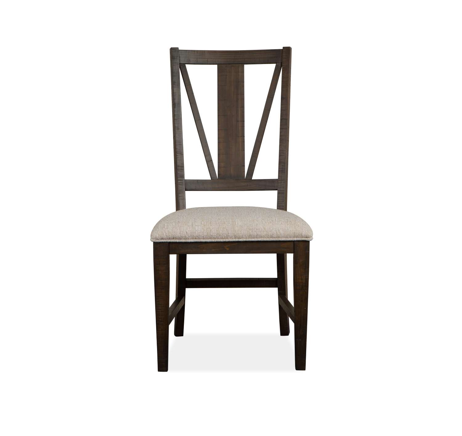 Westley Falls Dining Side Chair with Upholstered Seat - Brown