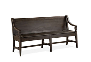 Westley Falls Bench with Back - Brown