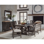 Westley Falls 6-Piece Dining Set with Bench - Brown
