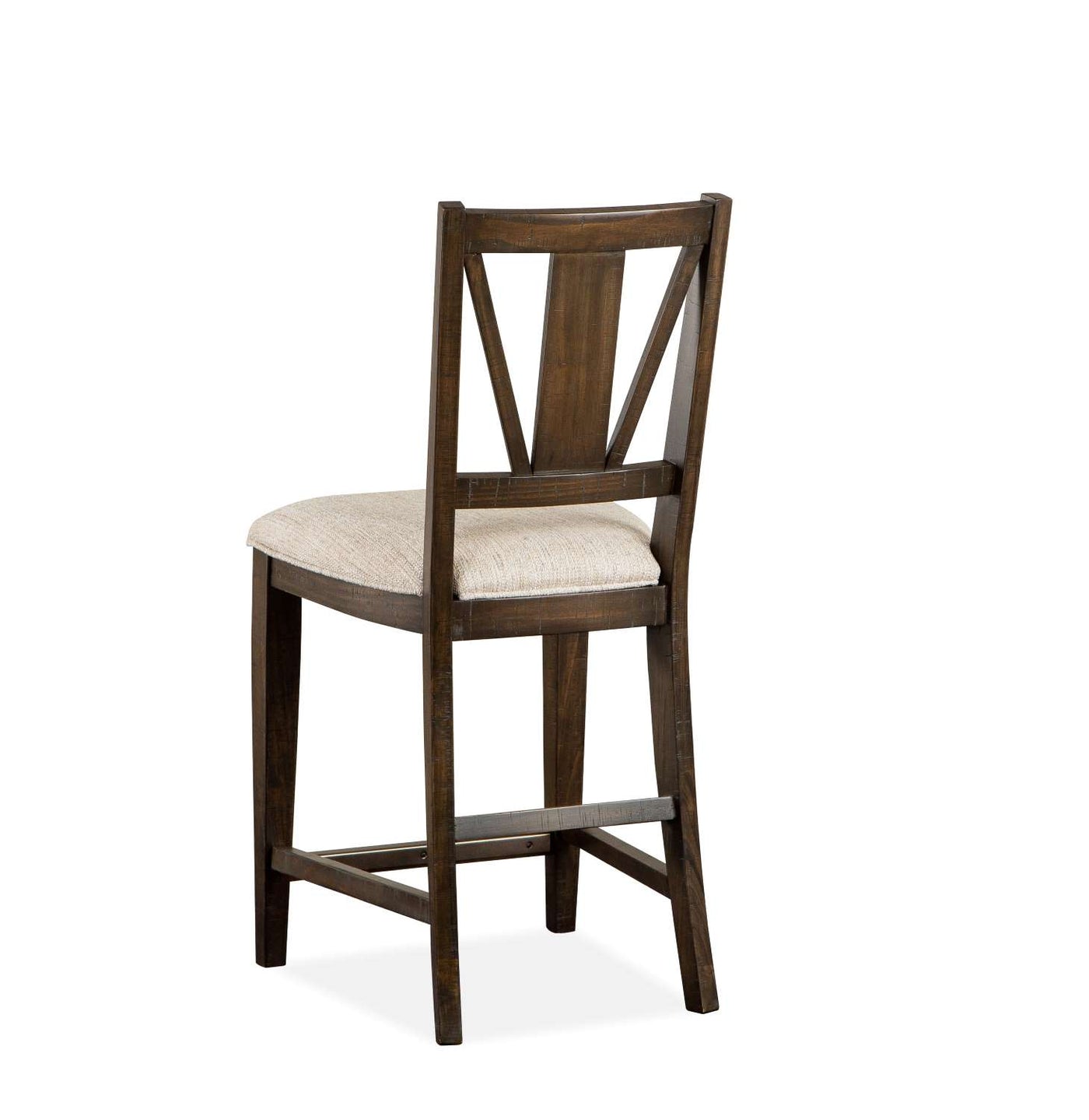 Westley Falls Counter Height Stool with Upholstered Seat - Brown