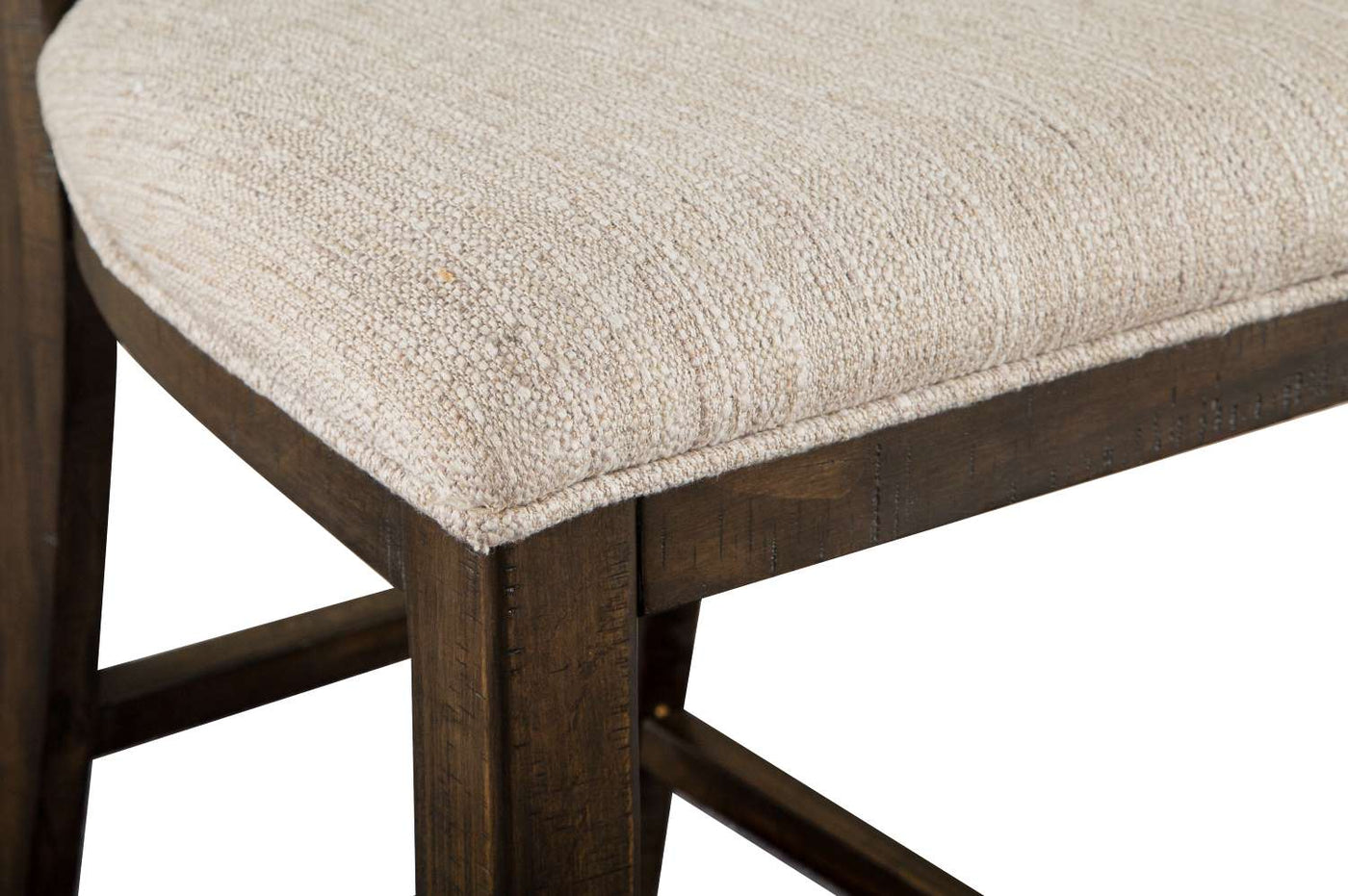 Westley Falls Counter Height Stool with Upholstered Seat - Brown