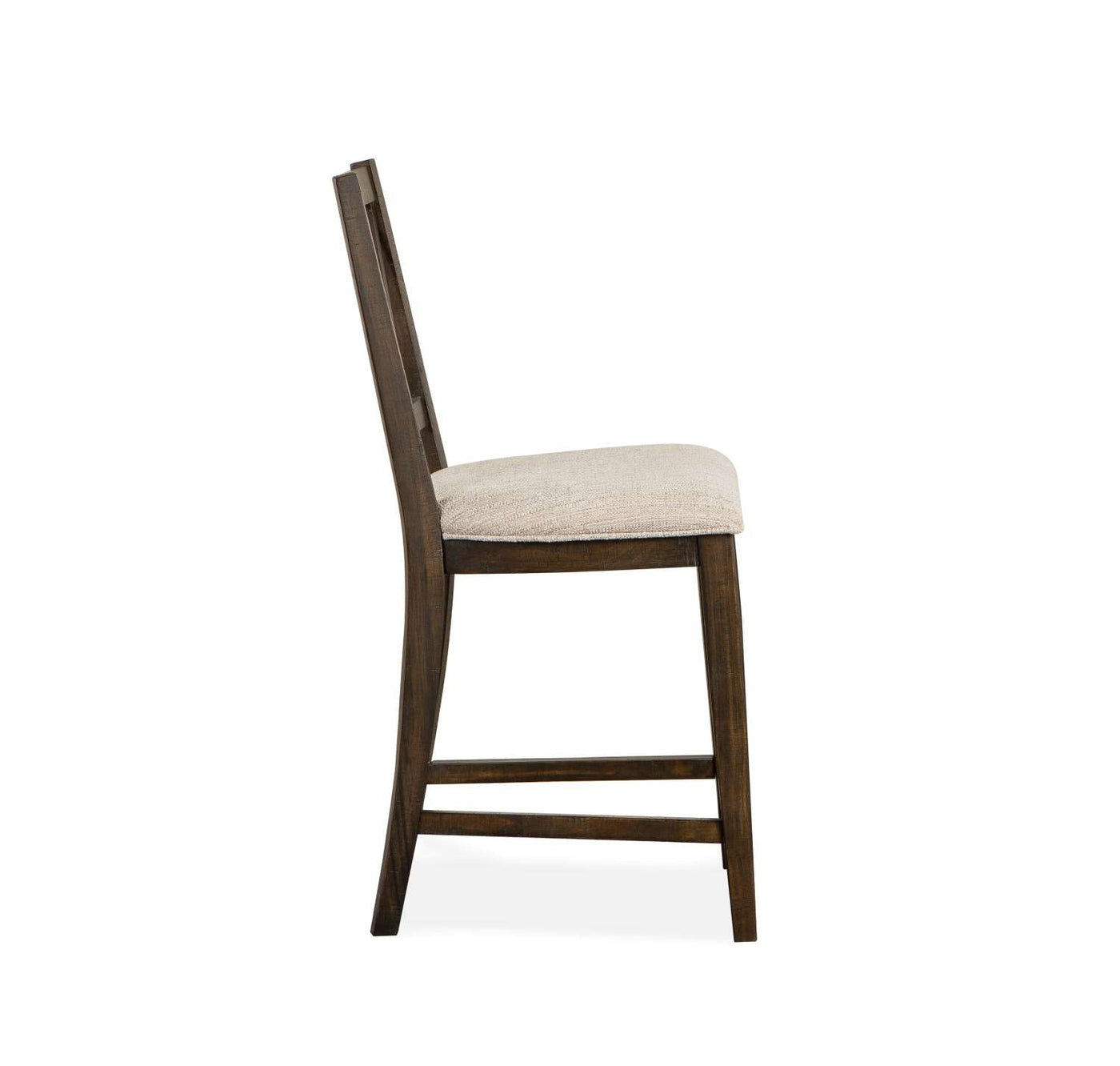 Westley Falls Counter Height Stool with Upholstered Seat - Brown