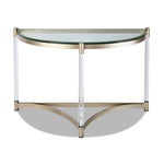 Silas Sofa Table - Platinum