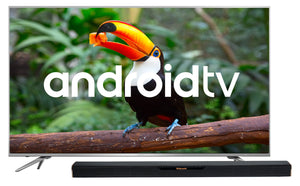 Sharp 75" 4K UHD Smart LED TV and Klipsch Sound Bar Package