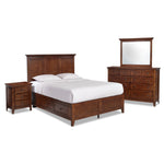 San Mateo 6-Piece Queen Storage Bedroom Set - Tuscan