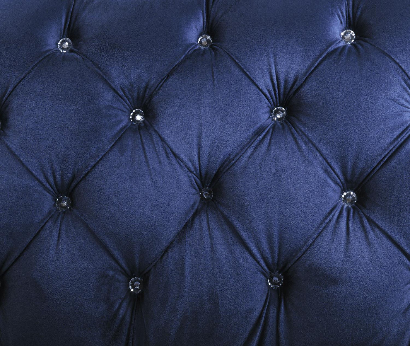 Ryo Tufted Velvet Sofa - Navy