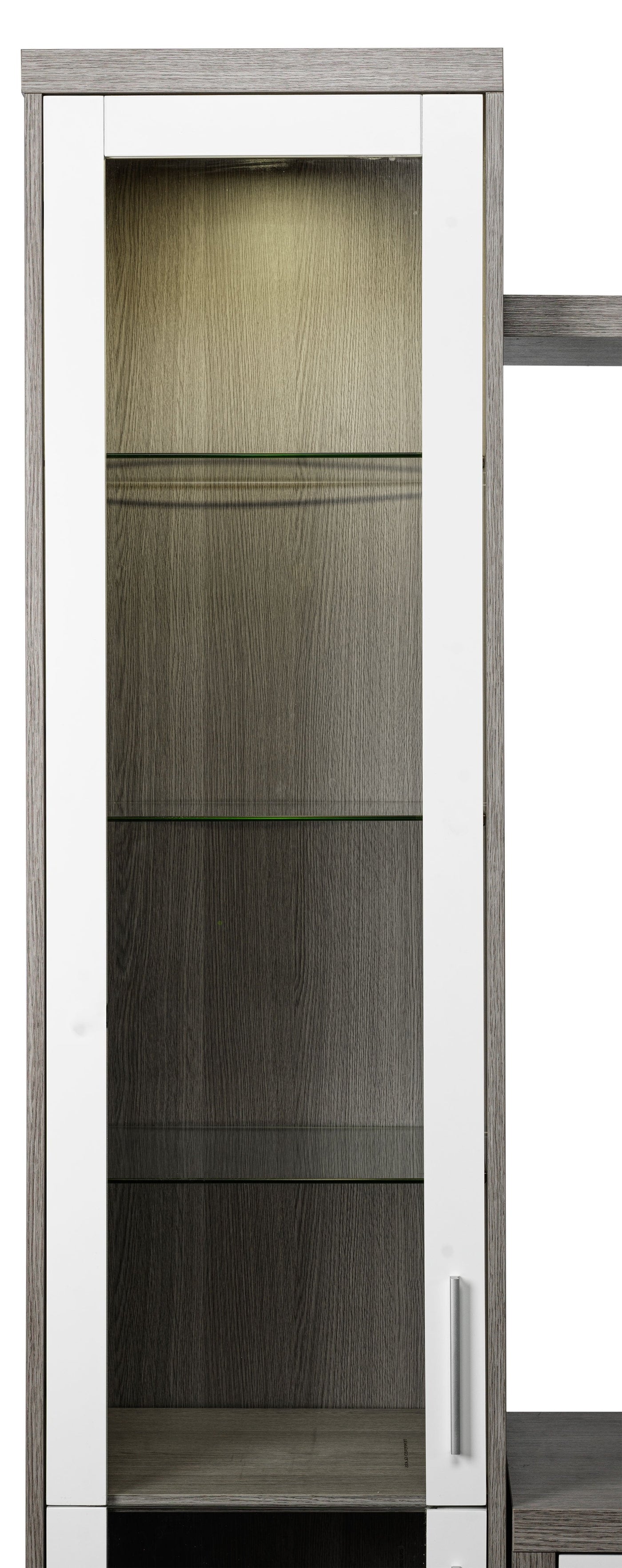 Woodbridge 3-Piece Entertainment Wall Unit - White & Grey